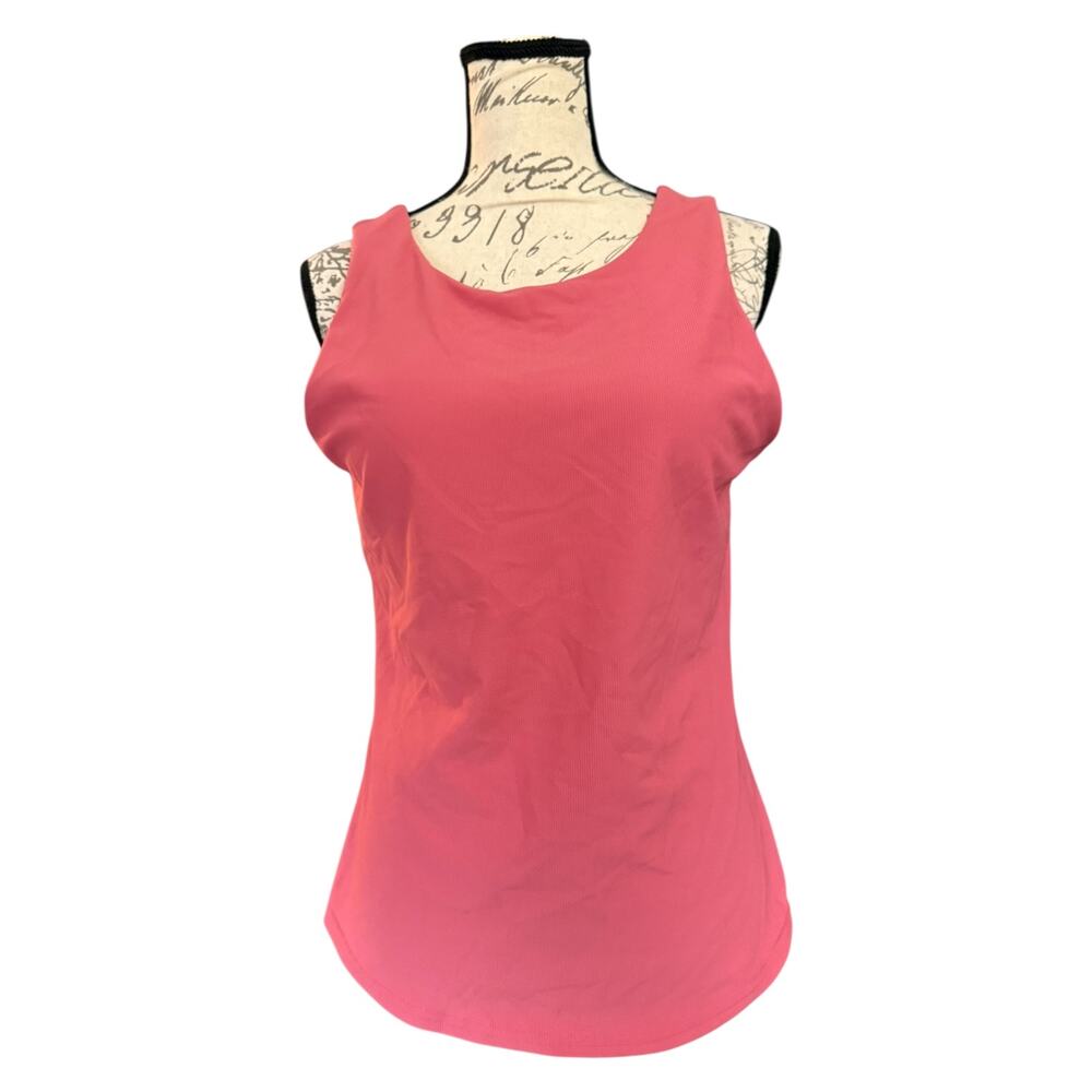 32 Degrees Cool Womens Ribbed Tank With Built In Bra Size Large
